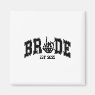 Gothic Bride Groom 2025 Spooky Halloween Paare m Magnet