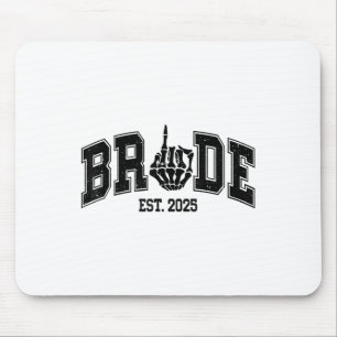 Gothic Bride Groom 2025 Spooky Halloween Paare m Mousepad