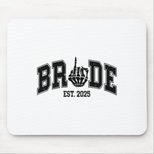 Gothic Bride Groom 2025 Spooky Halloween Paare m Mousepad