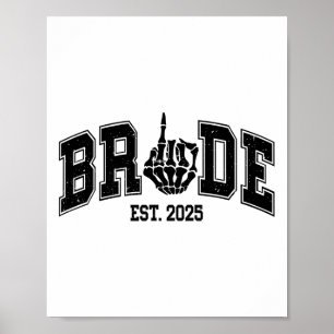 Gothic Bride Groom 2025 Spooky Halloween Paare m Poster