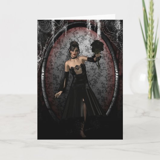 Gothic Bride Karte (Vorderseite)