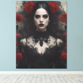 Gothic Bride Leinwanddruck (Insitu (Holzboden))