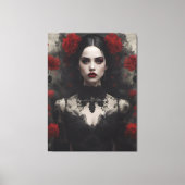 Gothic Bride Leinwanddruck (Vorderseite)