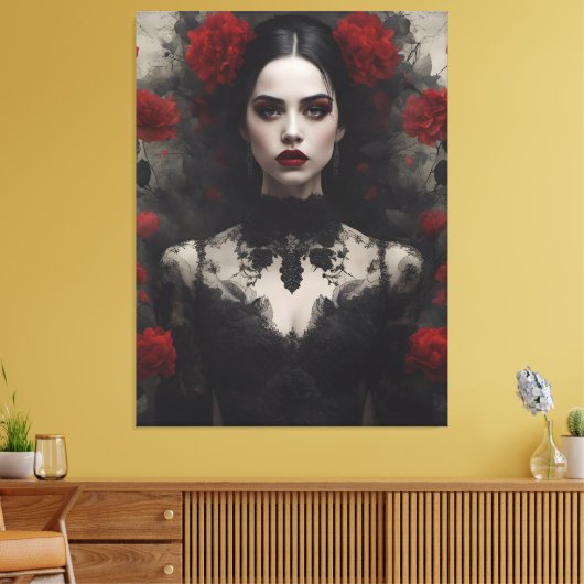 Gothic Bride Leinwanddruck (Insitu (Wohnzimmer))
