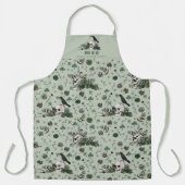 Gothic Bride oder Bloral Skull Irish Wedding Schürze (Vorderseite)