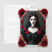 Gothic Bride Postkarte (Vorne/Hinten)