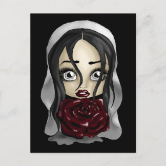Gothic Bride Postkarte