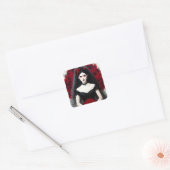 Gothic Bride Quadratischer Aufkleber (Umschlag)