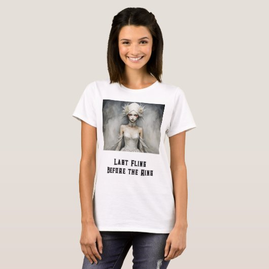 Gothic Bride T-Shirt (Vorne ganz)