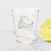 Gothic Bridge oder Die Til Death Bachelorette Week Schnapsglas (Rückseite)