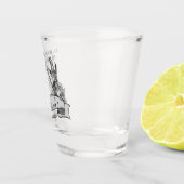 Gothic Bridge oder Die Til Death Bachelorette Week Schnapsglas (Rechts)