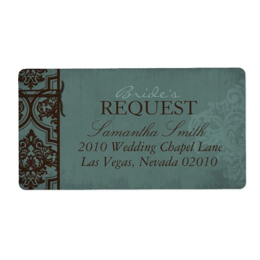 Gothic Bridge Shipping Label (Vorne)