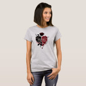 Gothic Broken Forever Heart Pet Bandana T-Shirt (Vorne ganz)