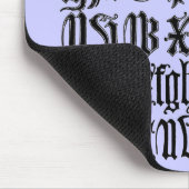 Gothic-Buchstaben-Mauspad Mousepad (Ecke)