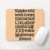 Gothic-Buchstaben-Mauspad Mousepad (Mit Mouse)