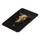 Gothic Bull Skull Decoupage Magnet (Linke Seite)