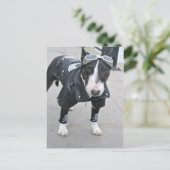 Gothic Bulldog Post Card Postkarte (Stehend Vorderseite)