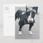 Gothic Bulldog Post Card Postkarte (Vorne/Hinten)