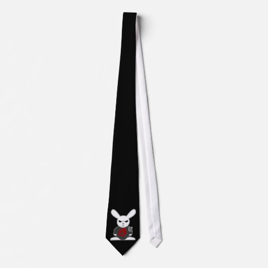 Gothic Bunny Bruno Krawatte (Vorderseite)