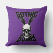 Gothic Bunny – Dark Easter Art - almofada Kissen (Vorderseite)