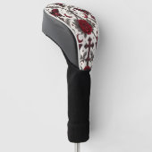 Gothic Butterfly Blumenmuster (1) Golf Headcover (angewinkelt)