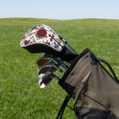 Gothic Butterfly Blumenmuster (1) Golf Headcover (In SItu)