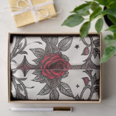 Gothic Butterfly Blumenmuster (1) Seidenpapier (Geschenk)