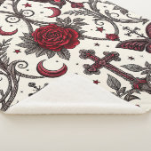 Gothic Butterfly Blumenmuster (1) Sherpadecke (3/4)