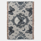 Gothic Butterfly Blumenmuster (2) Decke (Vorderseite Vertikal)