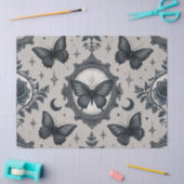 Gothic Butterfly Blumenmuster (2) Seidenpapier (Basteln)