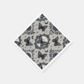 Gothic Butterfly Blumenmuster (2) Serviette (Ecke)