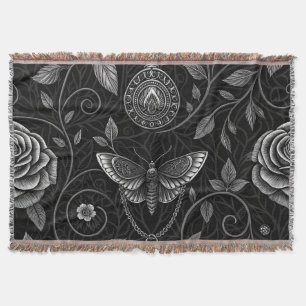 Gothic Butterfly Blumenmuster (3) Decke