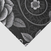 Gothic Butterfly Blumenmuster (3) Seidenpapier (Detail)