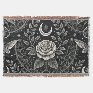 Gothic Butterfly Blumenmuster (4) Decke