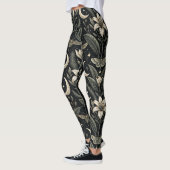 Gothic Butterfly Blumenmuster (4) Leggings (Links)