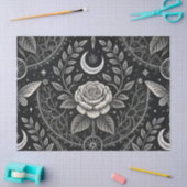 Gothic Butterfly Blumenmuster (4) Seidenpapier (Basteln)