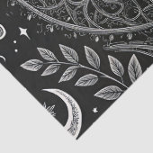 Gothic Butterfly Blumenmuster (4) Seidenpapier (Detail)