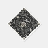 Gothic Butterfly Blumenmuster (4) Serviette (Ecke)
