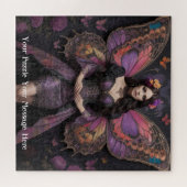 Gothic Butterfly Empress Mauve Splendor Puzzle (Horizontal)