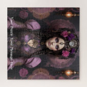 Gothic Butterfly Empress Mauve Splendor Puzzle (Horizontal)