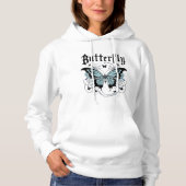 Gothic Butterfly Graphics Hoodie (Vorderseite)
