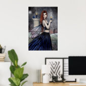 Gothic Candle Fairy Poster von Molly Harrison (Heimbüro)