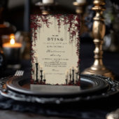 Gothic Candlelight Halloween Soirée Einladung