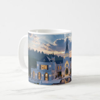 Gothic Castle at Dusk – Luxury Nature Mug Design Kaffeetasse