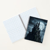 Gothic Castle at Midnight Notizblock (Innenseite)