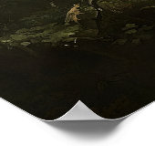 Gothic Castle Botanischer Druck, Dark Academia Poster (Ecke)