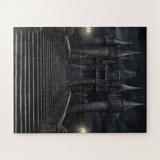 GOTHIC CASTLE MEDIEVAL JIGSAW PUZZLE (Horizontal)