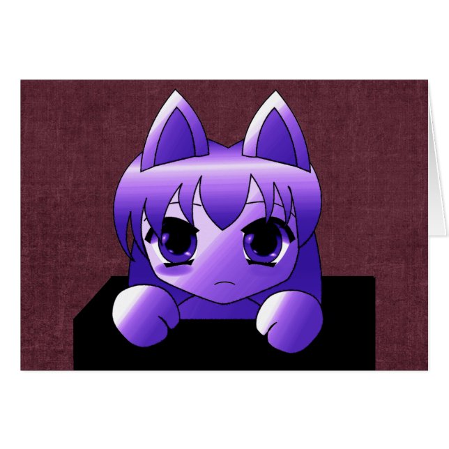 Gothic Cat Girl (Vorderseite (Horizontal))