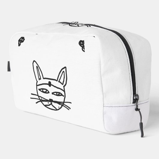 Gothic cat pencil bag waschbeutel (Rechte Ecke)