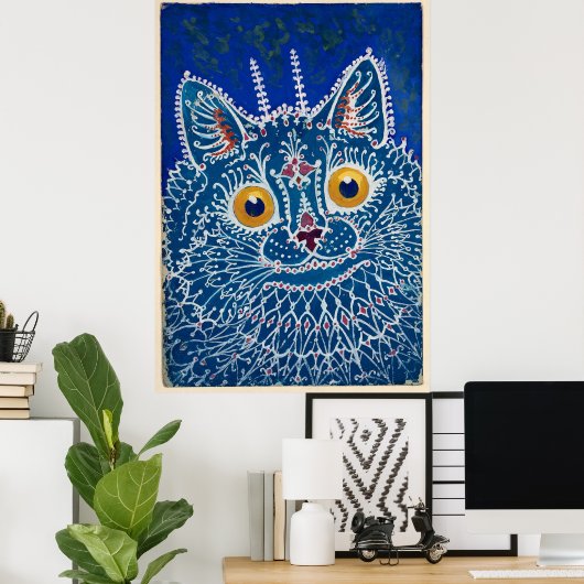 Gothic Cat Poster (Heimbüro)